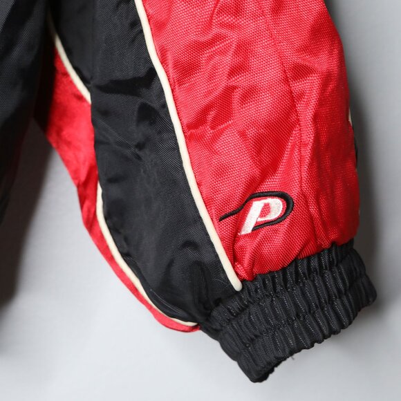 VINTAGE Pro Player NFL Atlanta Falcons Puffer Jacket Starter Parka Bomber Coat - Picture 14 of 16